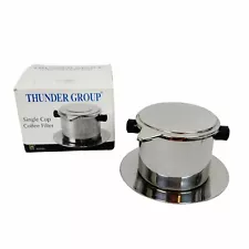 Thunder Group Single Cup Vietnamese Coffee Filter Stainless Steel (New)