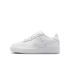 [FV5951-111] Nike Air Force 1 LE Grade School Triple White Sneakers *NEW*