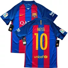 2016/17 Barcelona Home Jersey #10 Messi Small Nike Soccer Football NEW