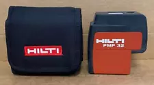 HILTI PMP 32 SELF LEVELING PLUMB LASER LEVEL- USED.