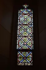 + 100 Year Old Stained Glass Church Window (SB36, SB37) + 2 available in stock +