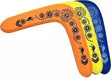 3 NAPA Foam Boomerangs - Safe Kids Boomerang for Sale for Light to NO Wind Throw