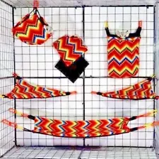 Digital Chevron*Sugar Glider Cage set * Rat * double layer Fleece