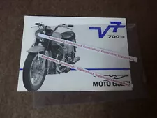 Brochure sales brochure Moto Guzzi V 7 700cc motorcycle motorcycle original