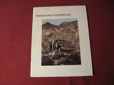 1979 Western Star Rig Semi Truck Sales Brochure Booklet Catalog Old