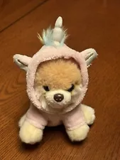 Gund Boo The World's Cutest Dog in Pink Unicorn Costume Plush 10"