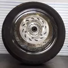 03-07 Honda VTX1300S front wheel rim w good tire & brake rotor 44650-MEA-671