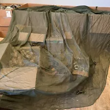 US Military Army Insect Net Bar Mosquito No See-Um Mesh Cot Tent Bed Cover USGI