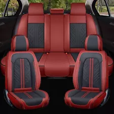 For Toyota Tacoma Crew Cab 4-Door 2007-2024 Car Seat Covers PU Leather Full Set