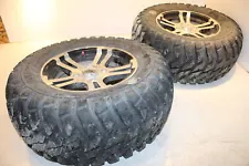 2011 Arctic Cat Prowler HDX 700 Rear Back Wheels Kanati AT27X11R14 Tires Rims (For: More than one vehicle)