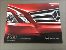 2013 Mercedes Benz E-Class E350 E550 24-page Sales Brochure Catalog Convertible