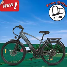 NEW E-Bike 26" Electric Bike for Adults 750W Motor City Bicycle -Commuter Ebike