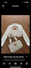 Guns N Roses Ladies Vintage Wilson Leather Jacket And Matching Bag