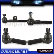 For 1993-1997 Toyota Land Cruiser 4.5L Front Inner Outer Tie Rod Ends 4PCS (For: 1997 Land Cruiser)