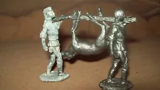 Barzso Treasure Chest , Never offered for sale before pewter Indian Camp figures