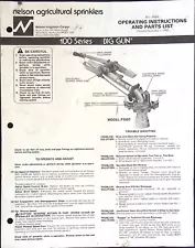 Nelson Irrigation Corporation PC 100 Big Gun