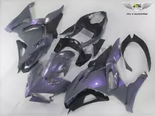 Fit for Kawasaki 2024 NINJA 500 Injection Chameleon Gray Dazz Fairing a013 (For: Kawasaki Ninja 500)