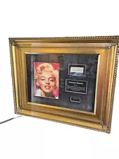 MARILYN MONROE Hair LOCK photo autograph letter CHARITY Signed Authentic Strand