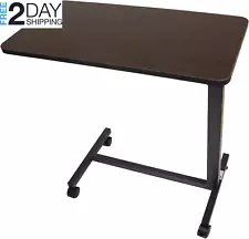 Carex Hospital Bed Table and Overbed Table - Laptop Table for Recliner, Bed, and