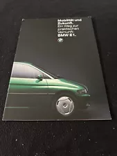 1994 1995 BMW E1 Concept Brochure GERMAN Electric Sales Catalog i3 Predecessor