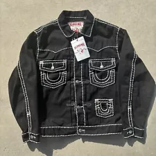 Supreme True Religion Denim Trucker Jacket Black Size M