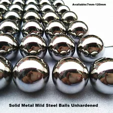 Solid Metal Mild Steel Balls Sphere Φ7mm - 70mm Smooth Cast Iron Ball Unhardened