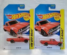 Hot Wheels #139 Datsun 620 Truck HW Off Road Red Lot Of 2 For Sale 1:64 Scale