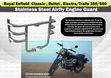 Royal Enfield Old Classic & Bullet 350 & 500 "SS Air Fly Engine Guard" (For: Royal Enfield Bullet)