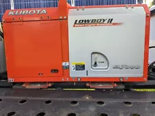 Kubota 7kW Diesel Generator- GL7000TM Lowboy ii - USA (650 hrs) w/ Autostart