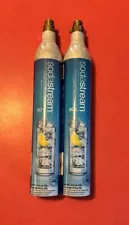 SodaStream 60L CO2 Cylinder Replacement Empty Canister - 2 Pack