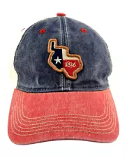 Adult REPUBLIC OF TEXAS 1836 CAP Blue Red White - OSFM - Adjustable