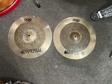 15” hi hats cymbals Imperial Pro