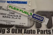 2013-2015 Ford Explorer 4WD Flex Fuel Liftgate Nameplate new OEM DB5Z-9942528-B (For: 2015 Ford Explorer Limited)