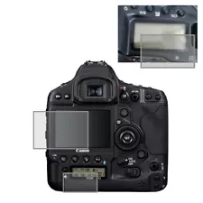 Tempered Glass LCD + Top Shoulder Info Screen Cover for Canon 1DX Mark II III