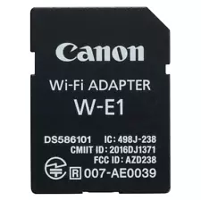 !!NEW!! Canon W-E1 Wi-Fi Adapter for EOS 5DS, 5DS R & 7D Mark II Digital Cameras