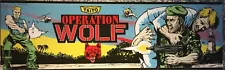 Operation Wolf Dedicated Arcade Marquee 23.75" x 7.5"