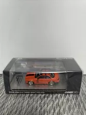 INNO64 Nissan Silvia S14 ROCKET BUNNY V2 Light Orange With Roof rack & Bicycle!