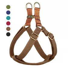 Adjustable Dog Harness Step in Vest No Pull for Small Medium Dogs 6 Colors XS-M