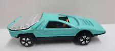 Vintage Playart Alfa Romeo Carabo Bertone Seafoam Green & Silver 1:64 Toy Car