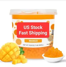 Mango Popping Pearls (7 lbs) lollicup yogurt Boba Smoothie Fast Shipping ð¹ð¼ ð§