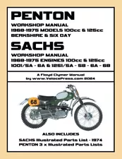 *PENTON – SACHS 1968-1975 BERKSHIRE & SIX DAY 100cc & 125cc WSM - Floyd Clymer