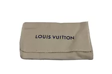 New Louis Vuitton Foldover Dust Bag Cream 15.5” x 3.5” Gift Storage Bag 2023