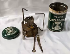 VINTAGE HANDY CAMPERS HIKING STOVE IN A CAN