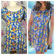 Care Bears Dress Cakeworthy Scoop Neck Dress size Medium NEW NWT ⭐️Super Sale!!