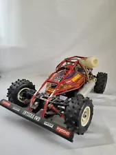 Vintage Kyosho Vanning Super Buggy Race Car with Gas Powered Engine 1:8!