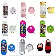 Cartoon Sleeping Bags Animal Soft Sleepsacks Baby Plush Doll Pillow Sleep Sack,N