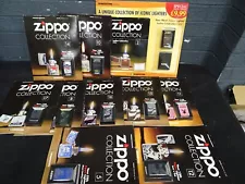 Job Lot of Zippo Lighters 10, in Total With Booklets Never Been Used