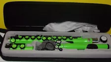 Nuvo Student Flute Laser Green ,Complete In Original Hard Carry Case