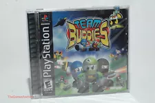 Team Buddies - Sony PlayStation 1 Midway 2000 Brand New w Small tear in Shrink