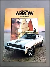 1979 Plymouth Arrow 12-page Car Sales Brochure Catalog - GT Jet Arrow Mitsubishi